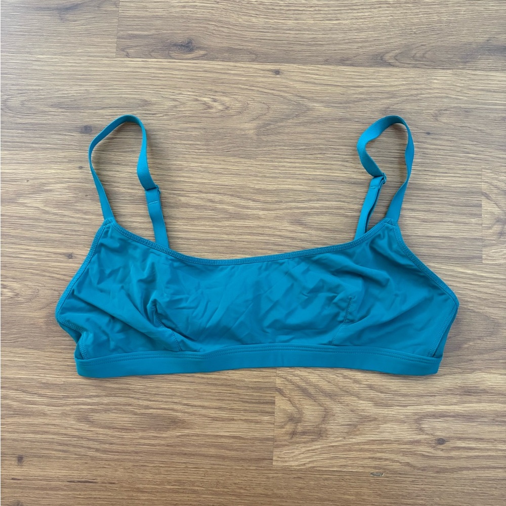 Parade green scoop neck bralette